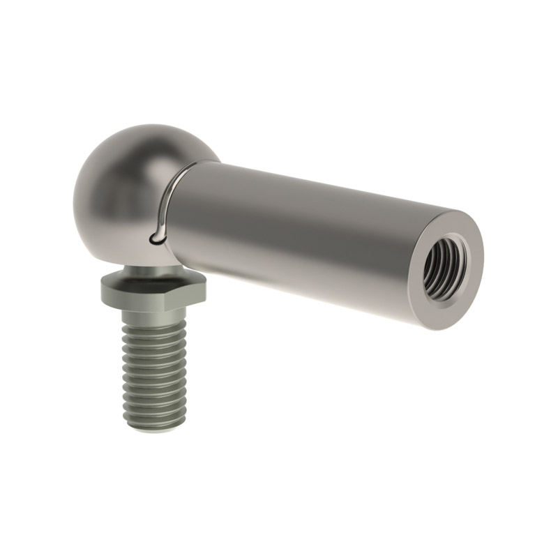 Angle Joints DIN 71802 Form CS Long Version with Threaded Pin
